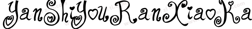 YanShiYouRanXiaoKai 2字体转换